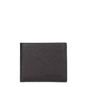 Testoni Black Leather Men's Wallet